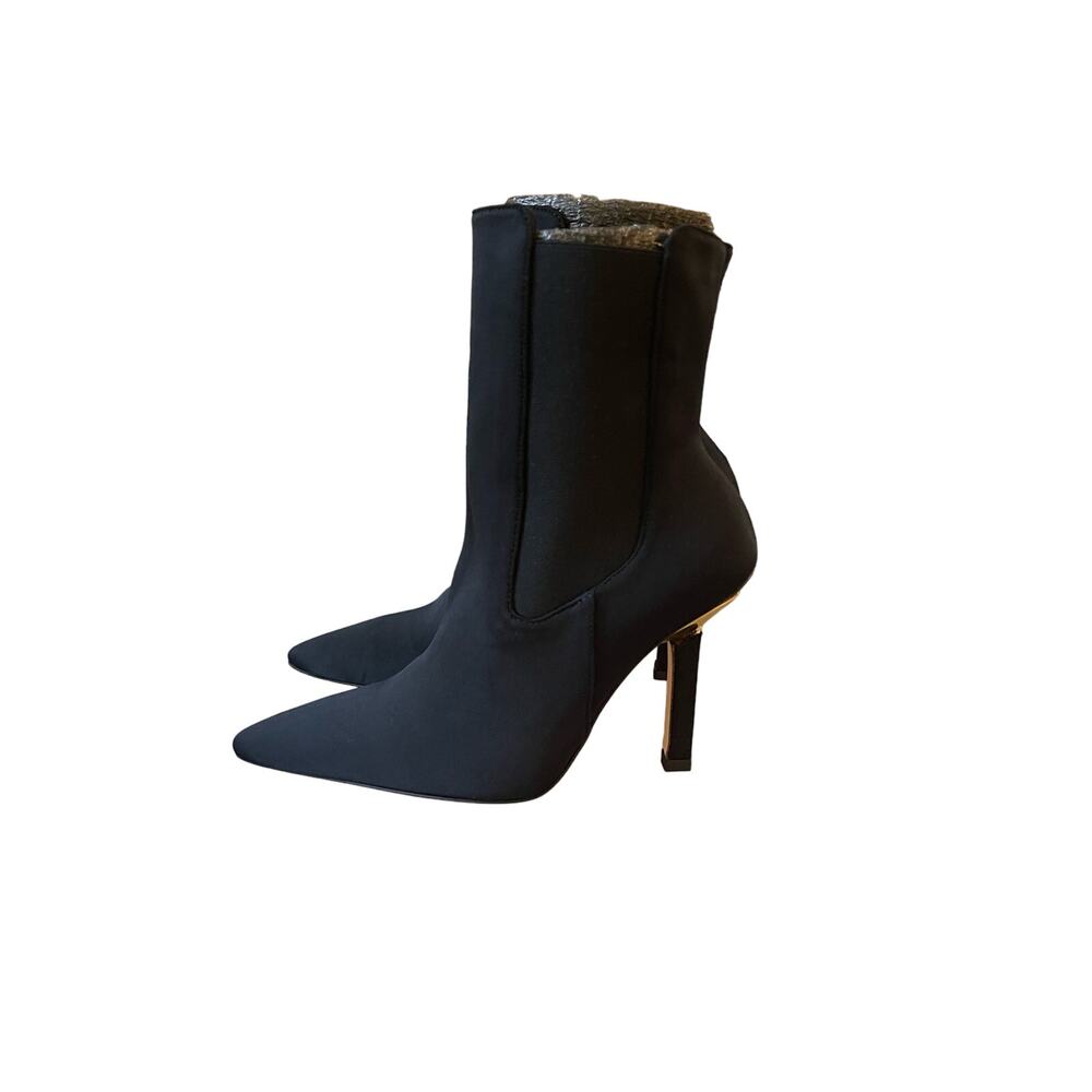 Good American, High Kickstand Booties, New w/ Dust Bag, Size: 4, Black